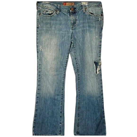 Vintage Old Navy Distressed Women’s Jeans Size 10 Short - Picture 1 of 9